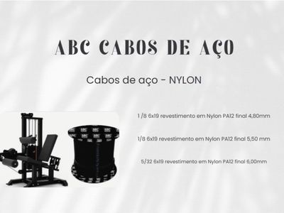 Cabo de aço para academia São Paulo